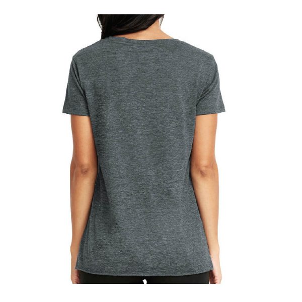 back of womens ambassador scoop neck tee