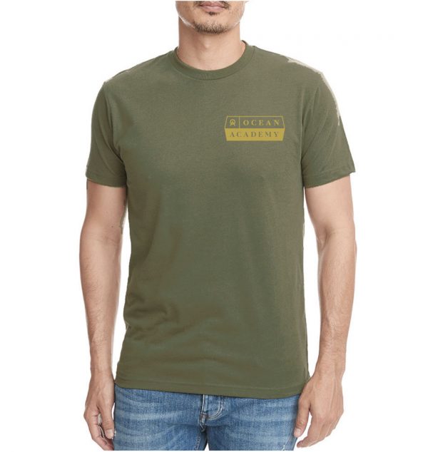 Men's Beach Road Tee (Military Green) - Image 2