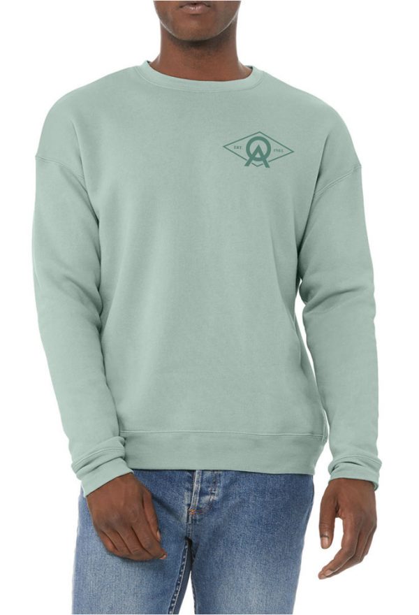 Unisex Sailor Fleece Crew (Dusty Blue) - Image 2