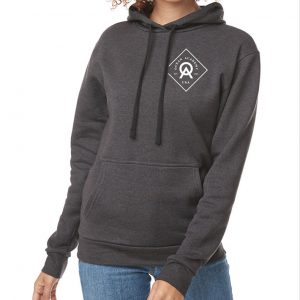 Unisex Stadium Hoodie (Heather Black)