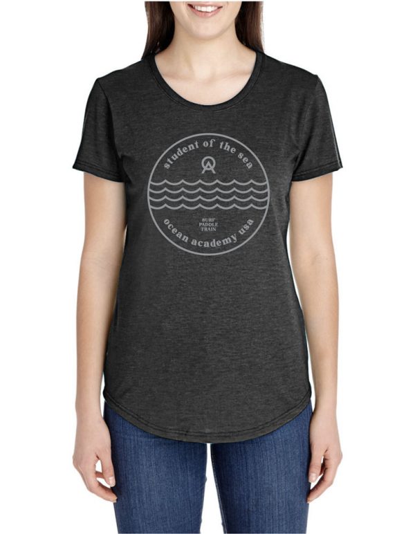 Women's Making Waves Triblend Tee (Dark Heather Grey)