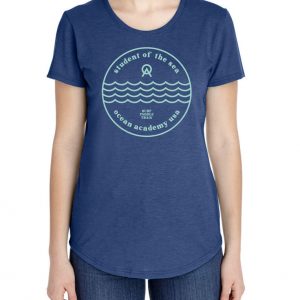 Women's Making Waves Triblend Tee (Heather Blue)