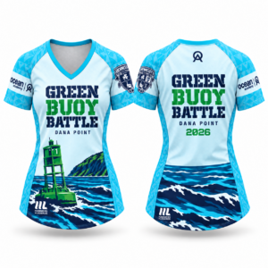 Women's Green Buoy Battle Short Sleeve Race Jersey (by Hammers & Legends)