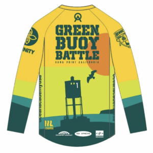 Men's Green Buoy Battle Long Sleeve Race Jersey (by Hammers & Legends)