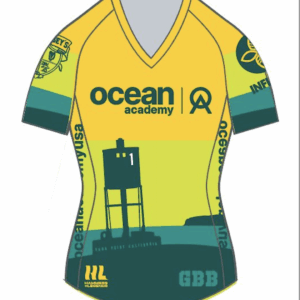 Women's Green Buoy Battle Short Sleeve Race Jersey (by Hammers & Legends)