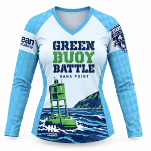 Women's Green Buoy Battle Long Sleeve Race Jersey (by Hammers & Legends)