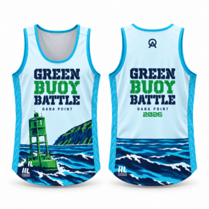 Men's Green Buoy Battle Tank Race Jersey (by Hammers & Legends)