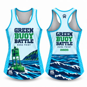 Women's Green Buoy Battle Tank Race Jersey (by Hammers & Legends)