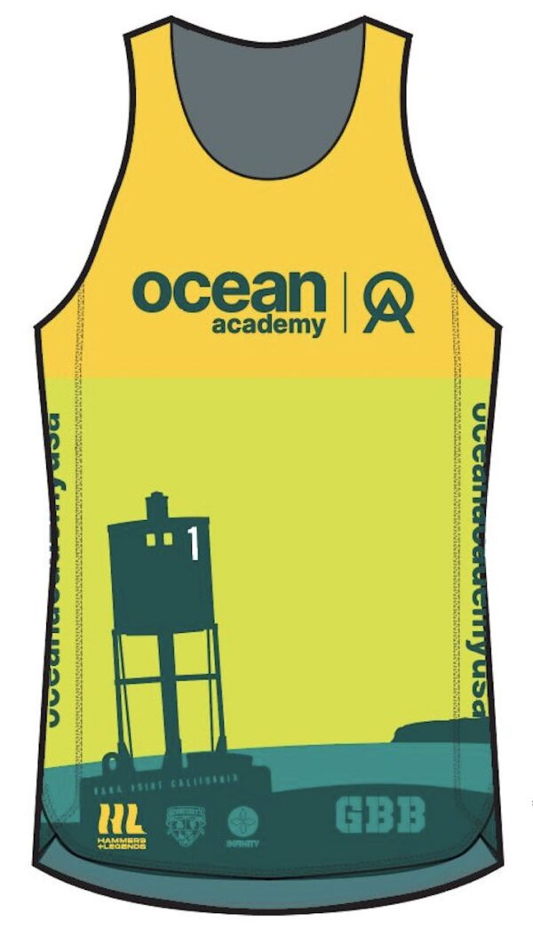 Men's Green Buoy Battle Tank Race Jersey (by Hammers & Legends)