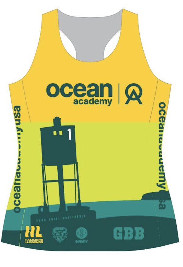 Women's Green Buoy Battle Tank Race Jersey (by Hammers & Legends) - Image 3